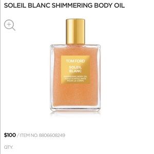 SOLEIL BLANC SHIMMERING BODY OIL ROSE GOLD